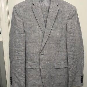 Bar III Textured Light Gray Blazer